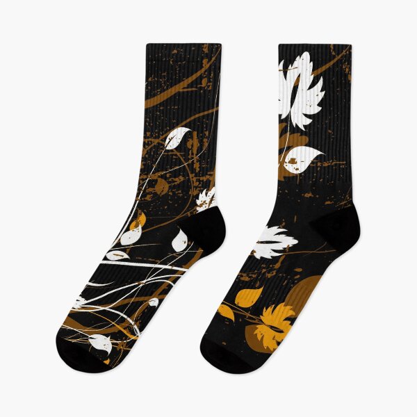 Item preview, Stylish Abstract Floral Art - Golden White  designed and sold by Tshirtstory.