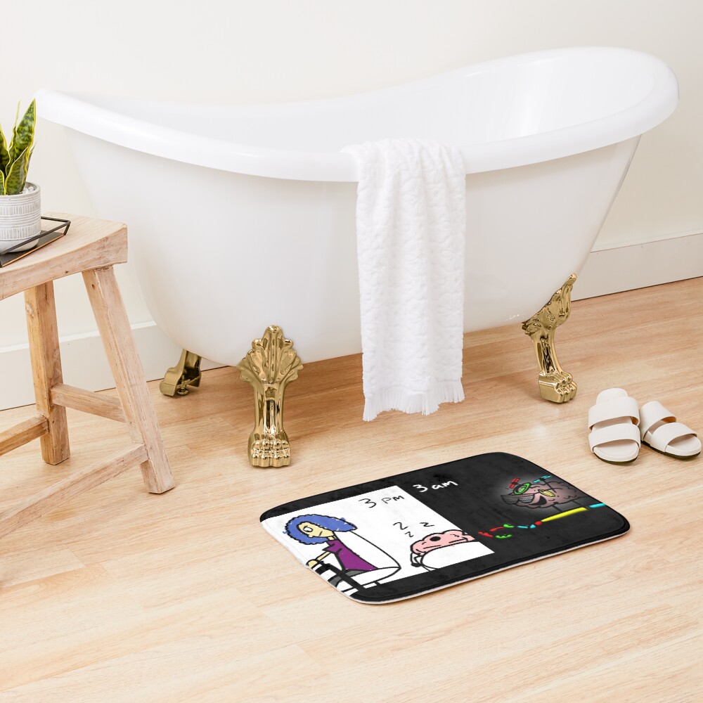 Item preview, Bath Mat designed and sold by TheTimekeeper.
