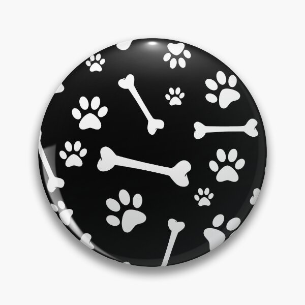 Item preview, Classic Black And White Paws And Bones Galore! designed and sold by TrulyEpoque.