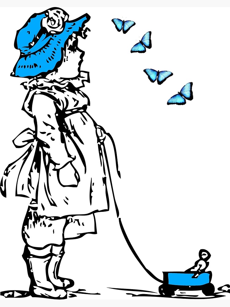 Sterntaler Kinder Hut Mit Schmetterlingen - UV-Schutz Fischerhut