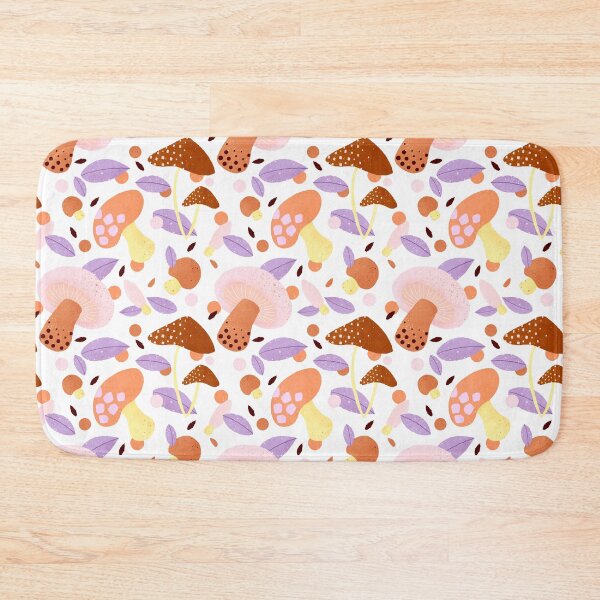Item preview, Mushroom pattern - warm palette designed and sold by Home Cyn Home.