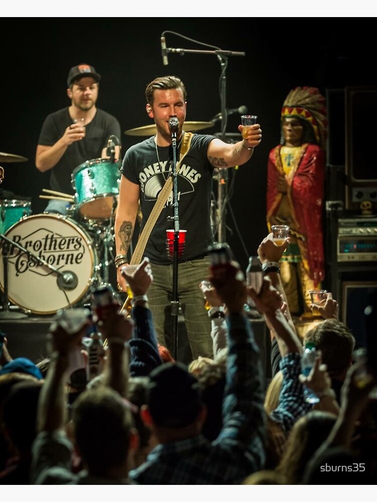 "Brothers Osborne " Sticker by sburns35 | Redbubble