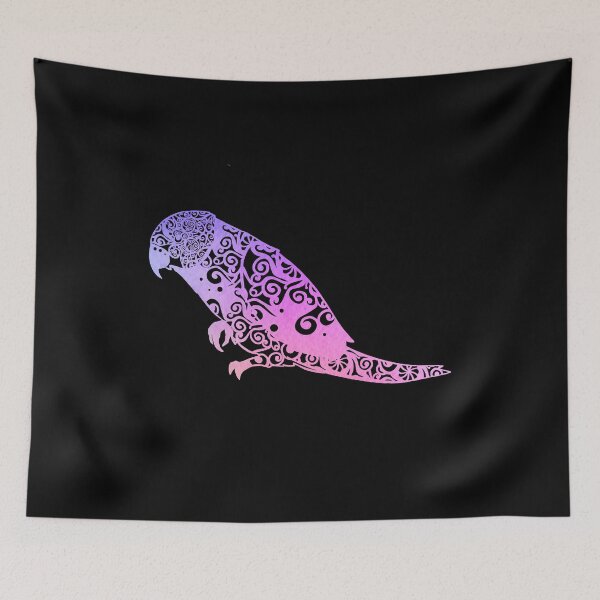 Item preview, Parrot Indian redneck colorful parrot papercut mandala art designed and sold by hign.