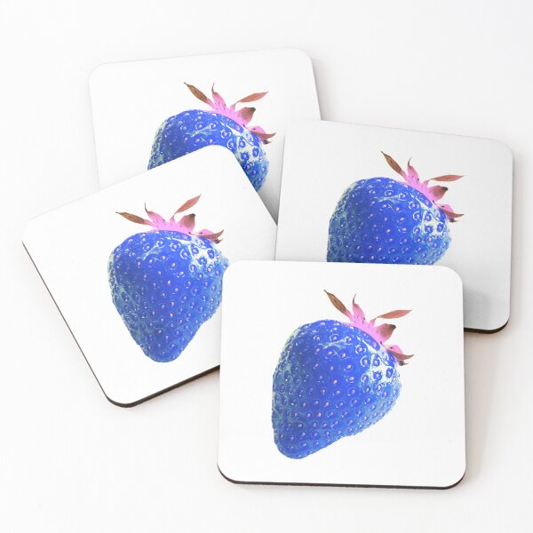 Item preview, strawberry,blue strawberry,pop art,photo,strawberry love designed and sold by theherbst131313.