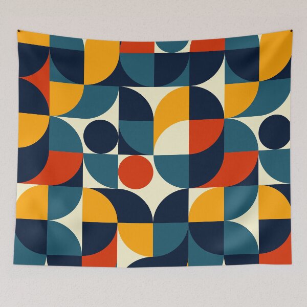 Item preview, Retro Geometric Pattern  designed and sold by Texterns.