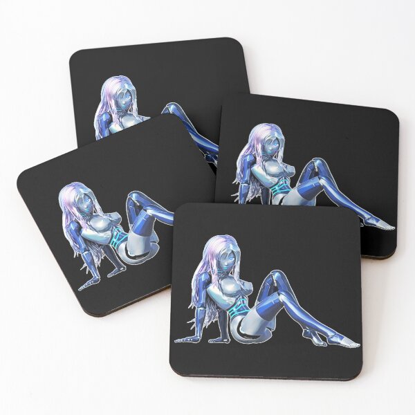Item preview, Blue Bot Pinup designed and sold by Art By The Coco.
