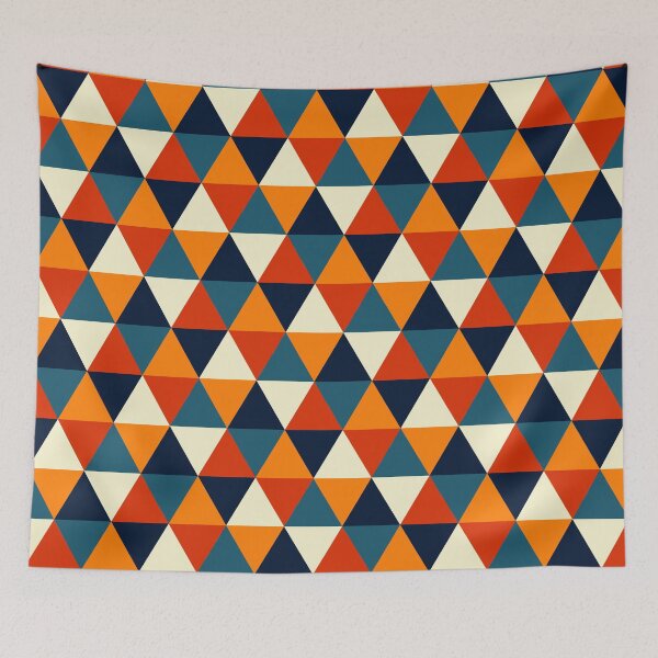 Item preview, Seamless Retro Triangles Pattern designed and sold by Texterns.