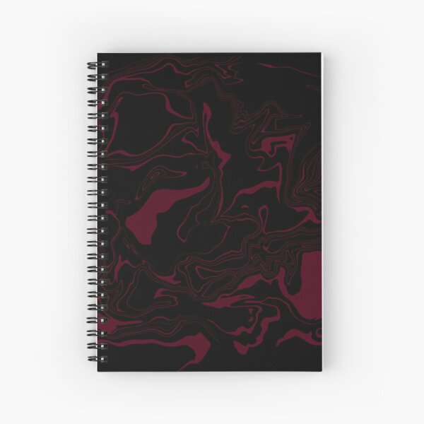 Red Liquid  Spiral Notebook