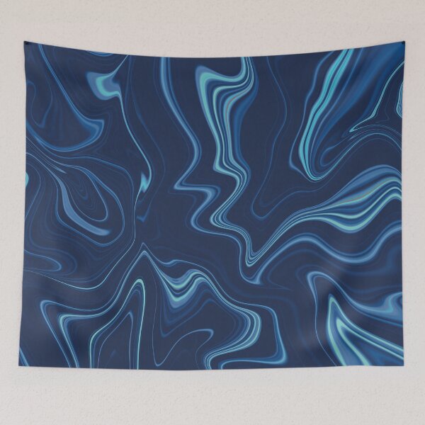 Item preview, Classic Blue & Turquoise Agate Marble designed and sold by Lucky-Town-Art.