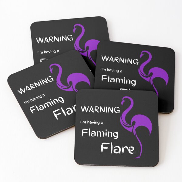 Item preview, Warning I'm Having a Flaming Flare - fibromyalgia Chronic Illness designed and sold by Paulele.