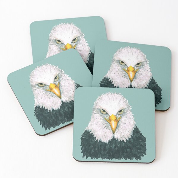 Item preview, Bald eagle portrait designed and sold by Bwiselizzy.