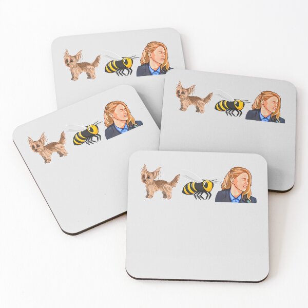Item preview, My dog stepped on a bee funny amber Johnny dep mega pint court trial lawyer  designed and sold by tiffanator606.