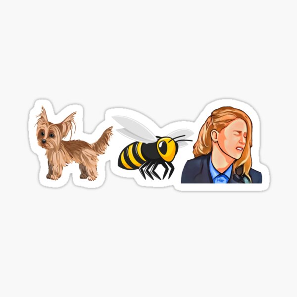 My dog stepped on a bee - My Dog Stepped On A Bee - Sticker