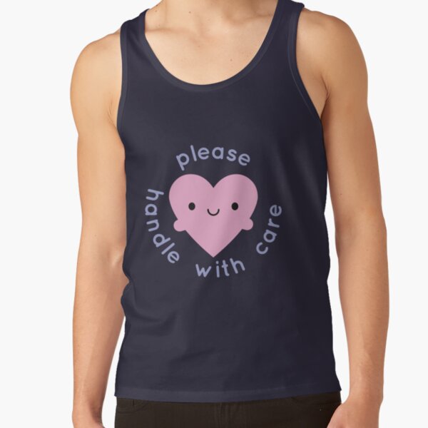 Handle With Care Kawaii Heart Tank Top
