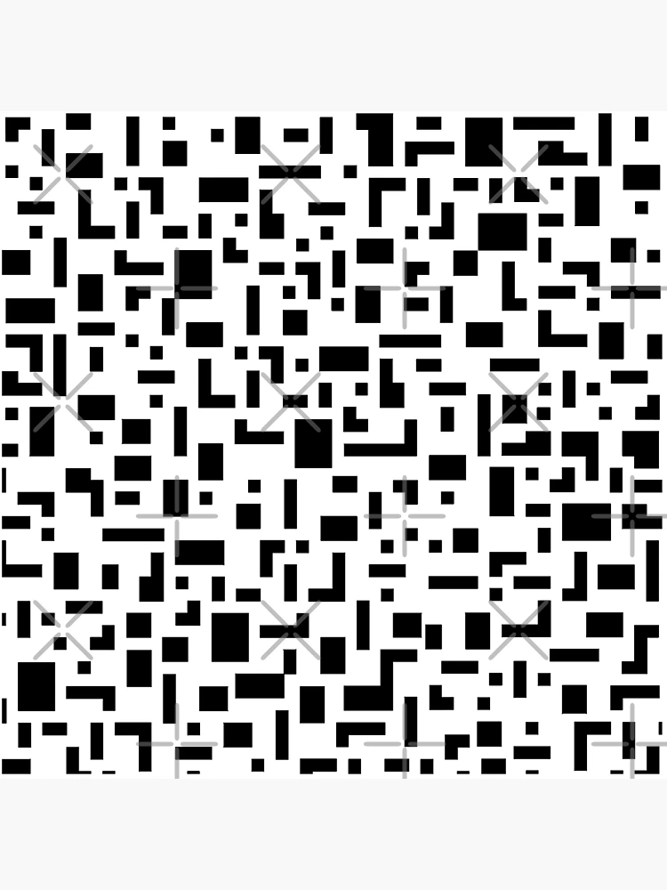 Aperçu 2 sur 2. Impression rigide avec l'œuvre Code créée et vendue par ckai11.