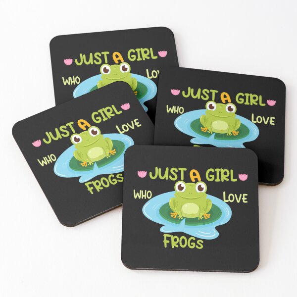 Item preview, Funny cute Green Frog girl Lover Just a Girl Who Loves Frog designed and sold by CamChanhon.
