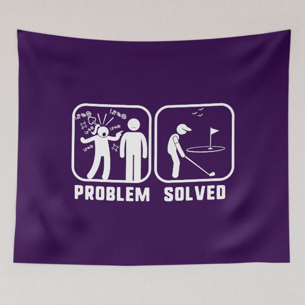 Item preview, Golf Problem Solved Funny Golfers designed and sold by CamChanhon.