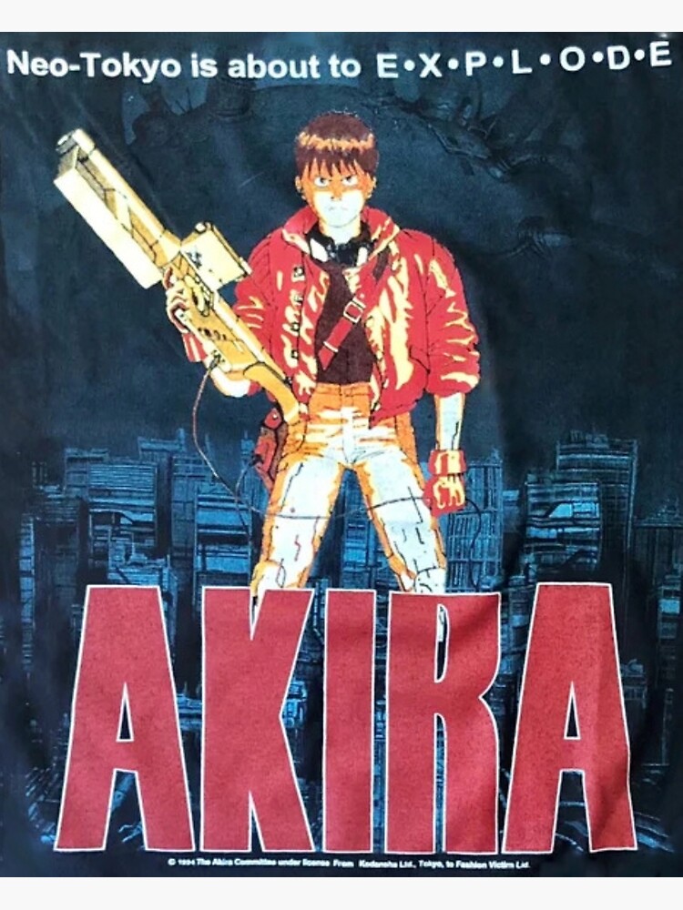 Bootleg Akira Anime Manga Tetsuo Double Sided Single Stitch