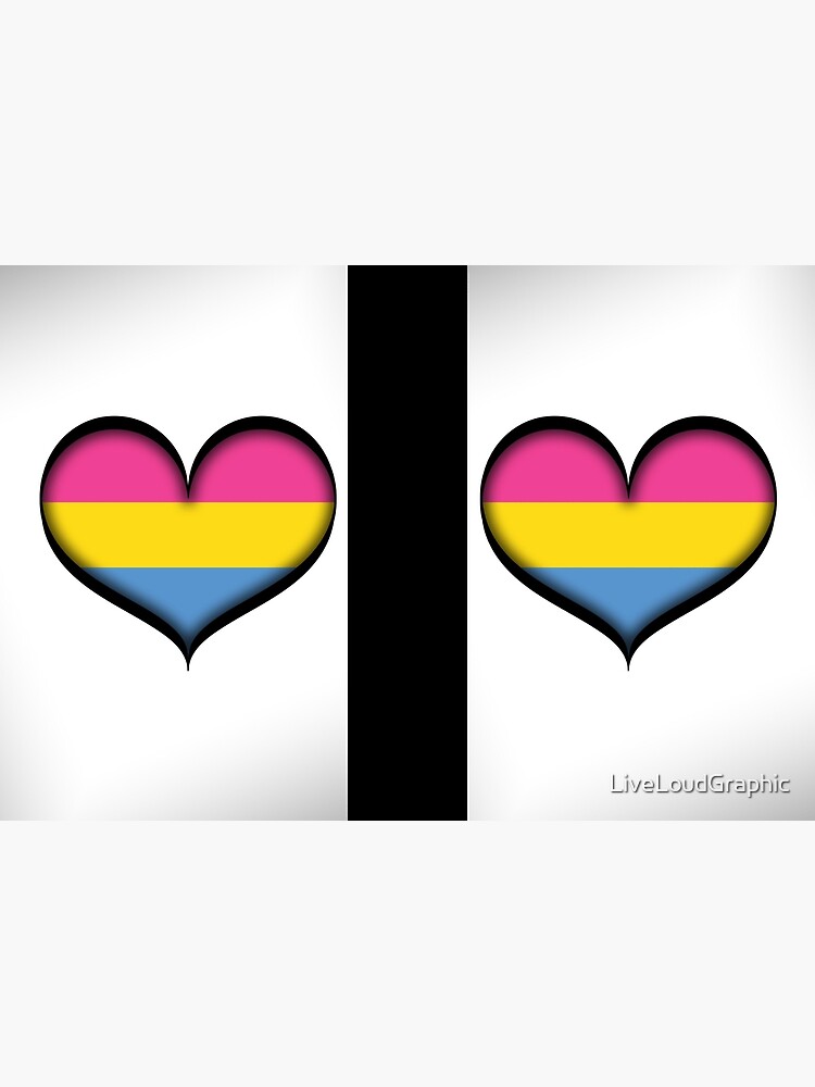 Pansexual Heart by LiveLoudGraphic