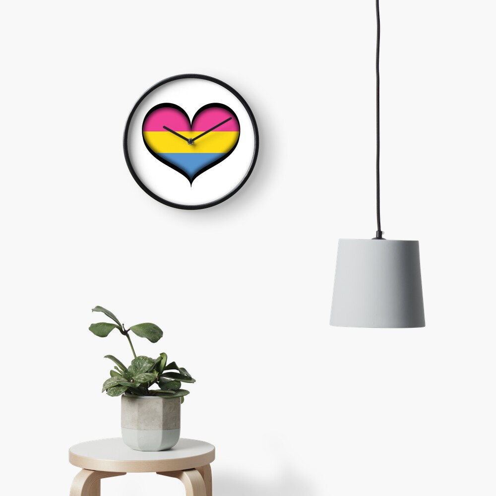 Pansexual Heart Clock