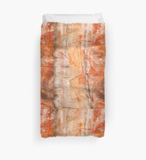 Aboriginal Rock Art -Ubirr Rock, Australia Duvet Cover