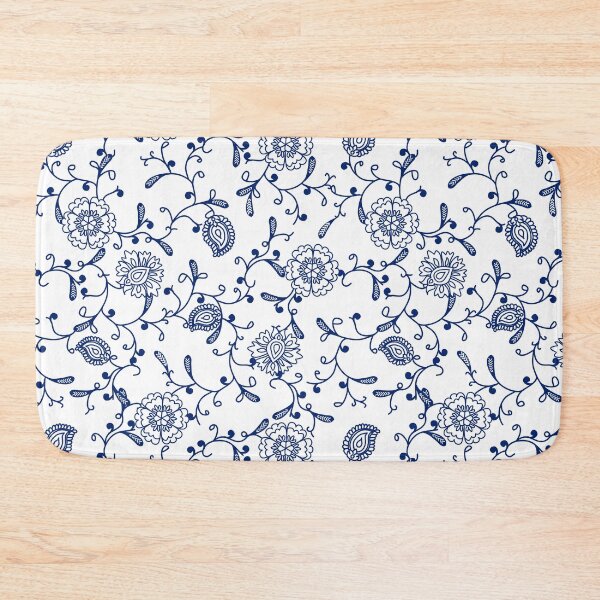 Item preview, Hamptons Style Floral Pattern designed and sold by HotHibiscus.