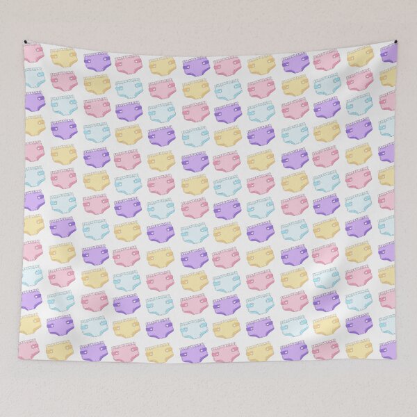Item preview, Pastel Diaper Pattern designed and sold by howlbunny.