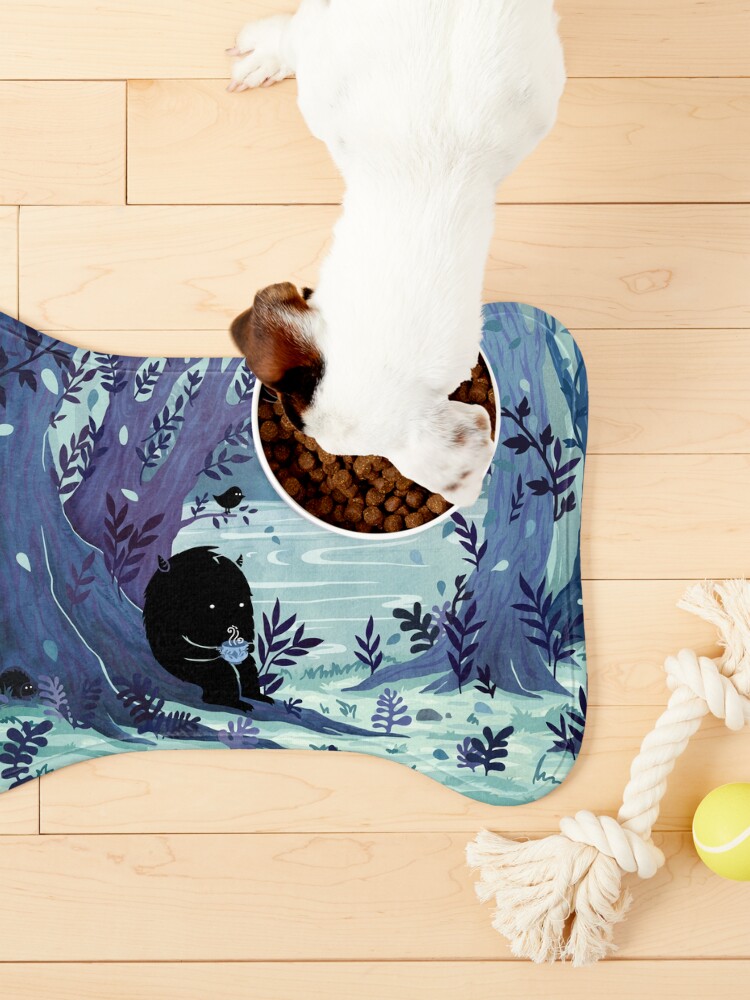 Alternate view of A Quiet Spot of Tea Pet Mat