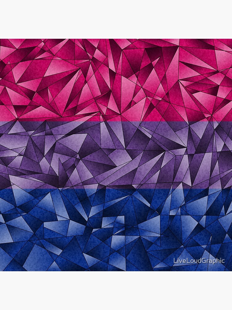 Abstract Bisexual Flag by LiveLoudGraphic