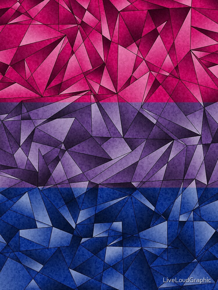 Abstract Bisexual Flag by LiveLoudGraphic
