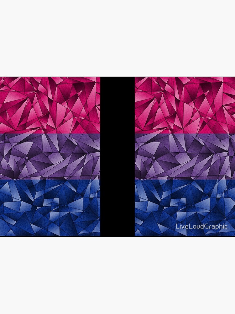 Abstract Bisexual Flag by LiveLoudGraphic