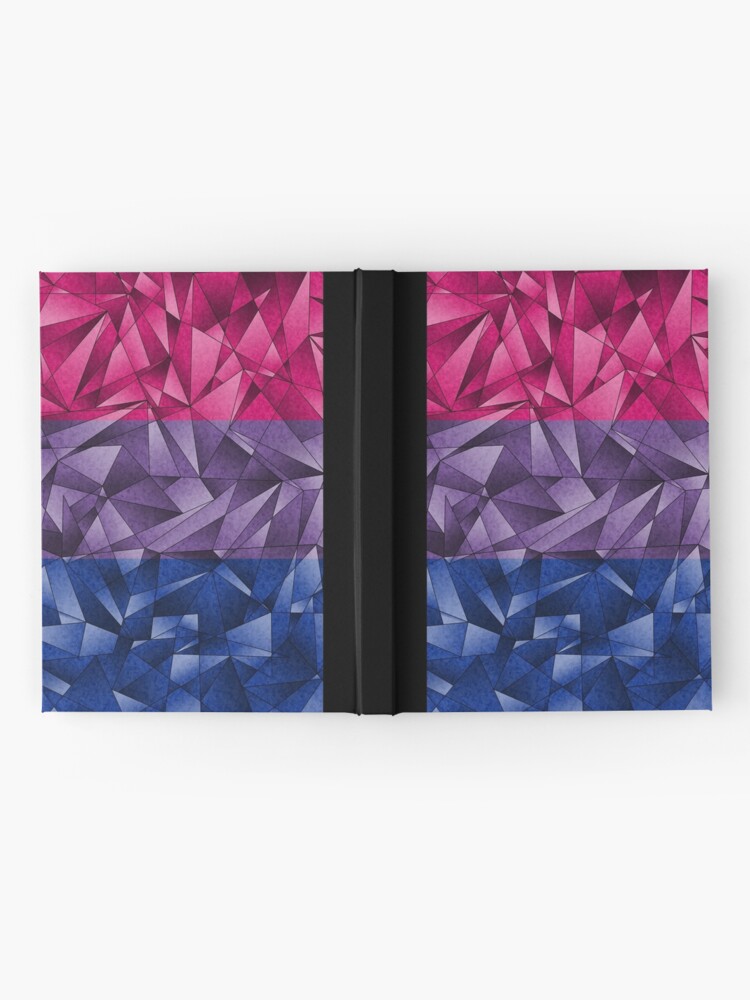 Alternate view of Abstract Bisexual Flag Hardcover Journal