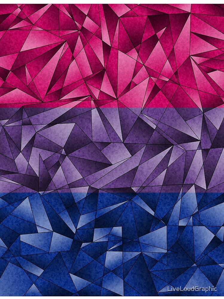 Abstract Bisexual Flag by LiveLoudGraphic