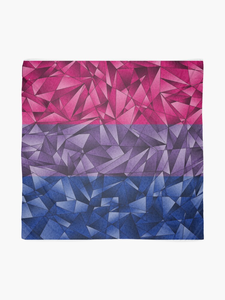 Alternate view of Abstract Bisexual Flag Scarf