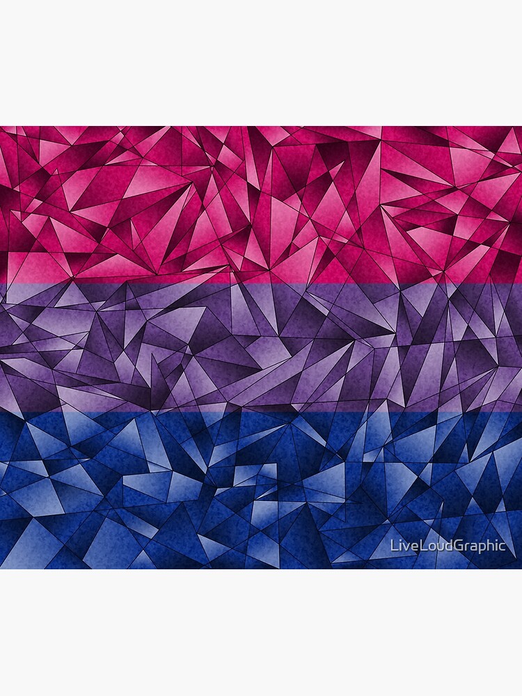 Abstract Bisexual Flag by LiveLoudGraphic