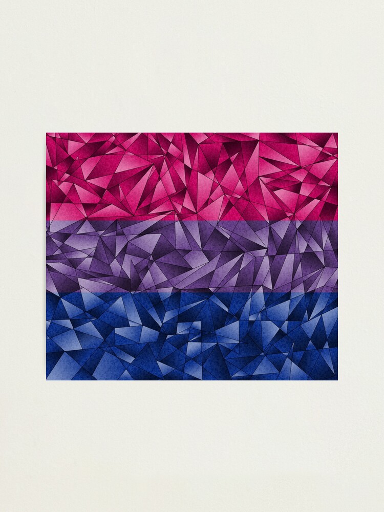 Alternate view of Abstract Bisexual Flag Photographic Print