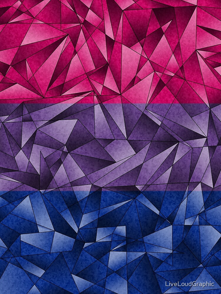 Abstract Bisexual Flag by LiveLoudGraphic