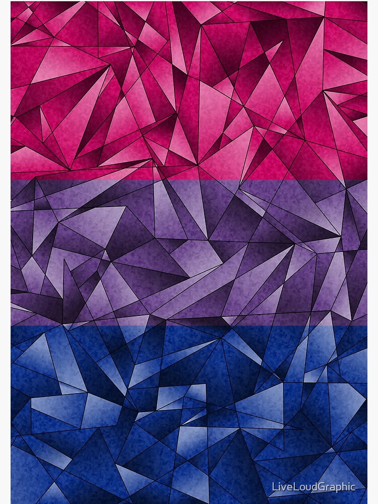 Abstract Bisexual Flag by LiveLoudGraphic