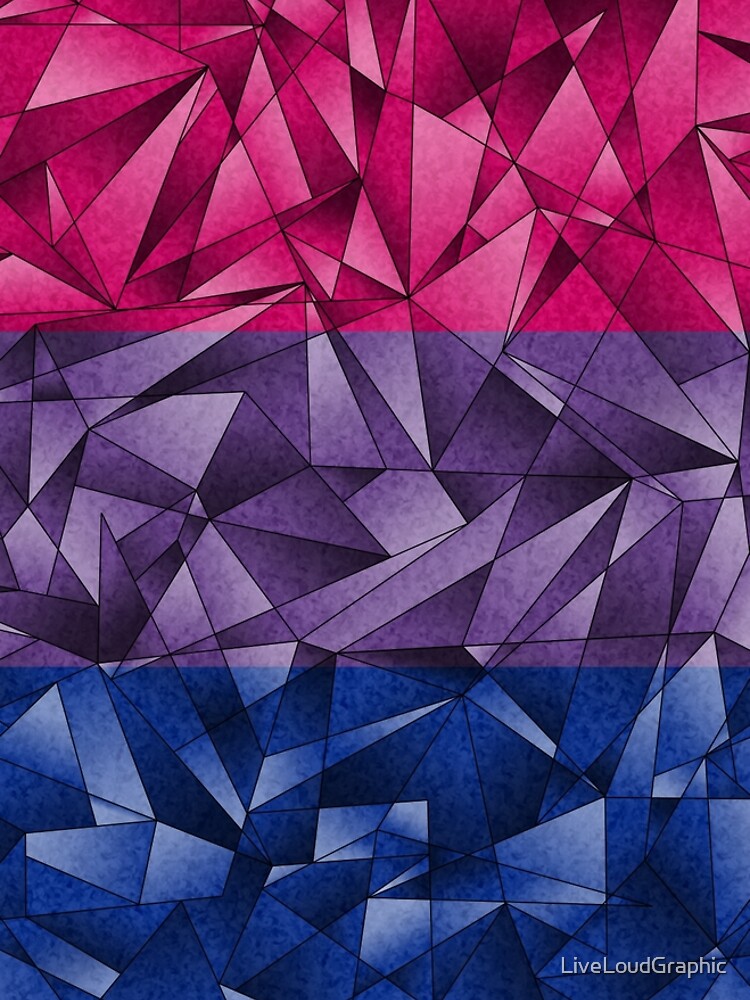 Abstract Bisexual Flag by LiveLoudGraphic