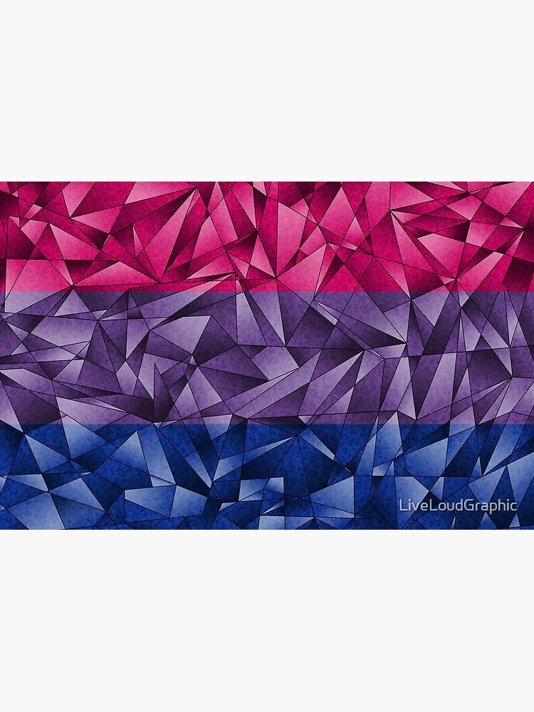 Abstract Bisexual Flag by LiveLoudGraphic