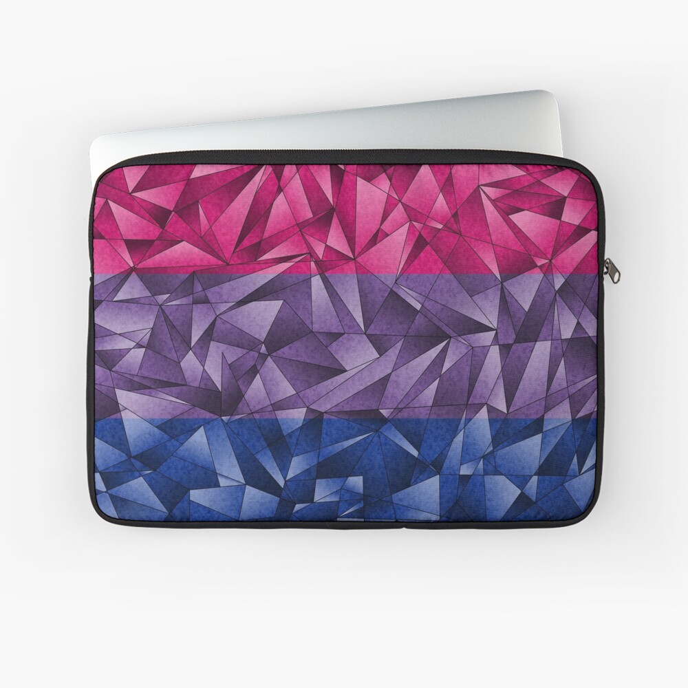 Abstract Bisexual Flag Laptop Sleeve