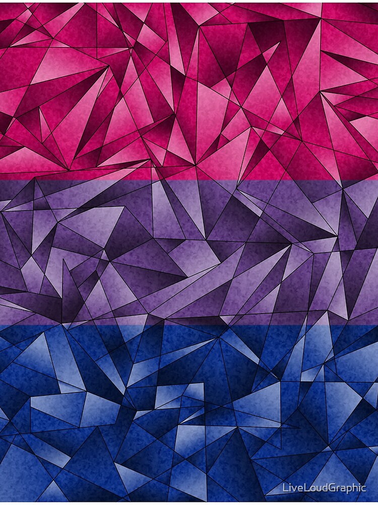 Abstract Bisexual Flag by LiveLoudGraphic