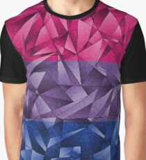Abstract Bisexual Flag Graphic T-Shirt