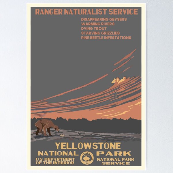 Item preview, National Parks 2050: Yellowstone designed and sold by Hannah Rothstein.