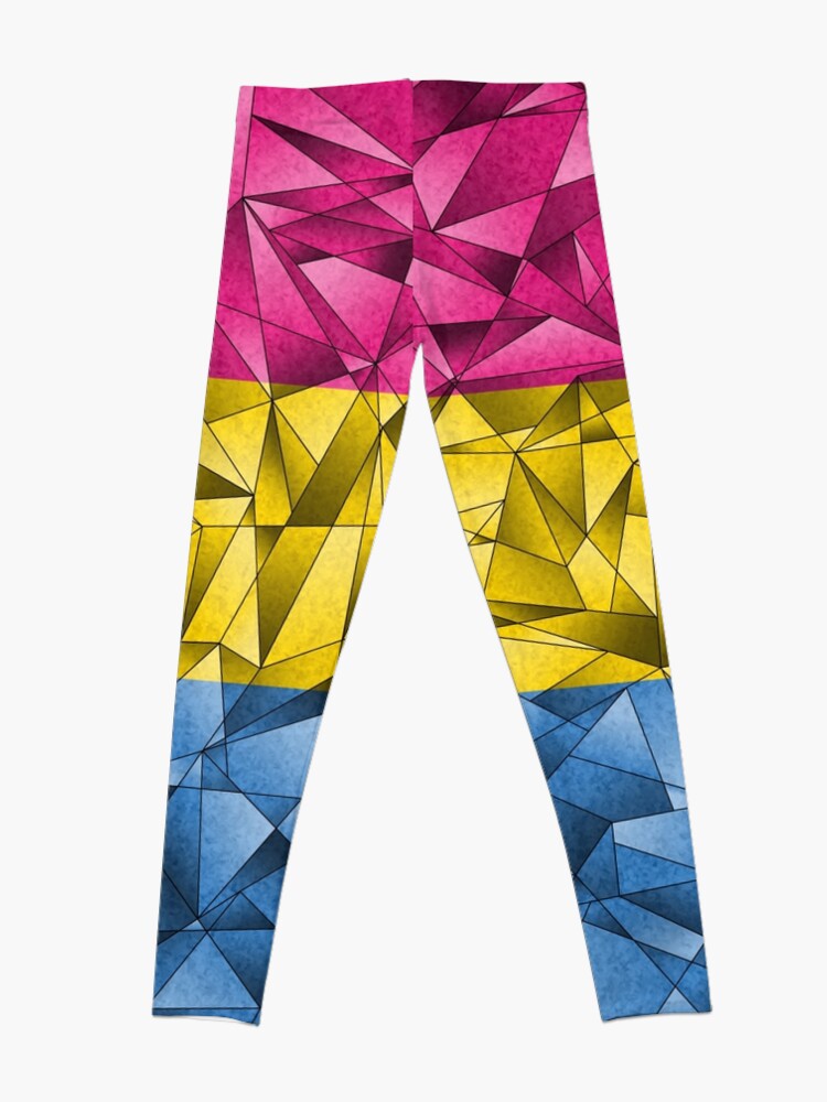Alternate view of Abstract Pansexual Flag Leggings