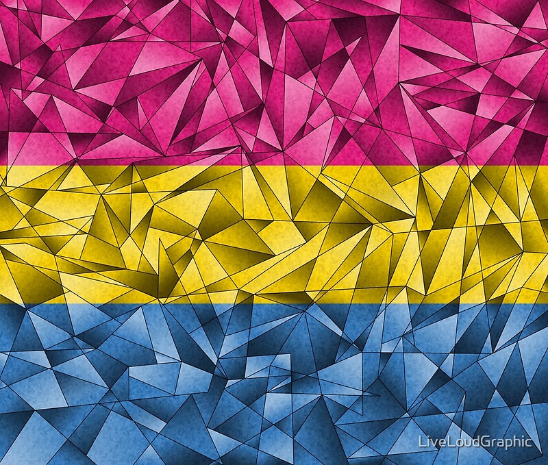 Abstract Pansexual Flag By Liveloudgraphic Redbubble