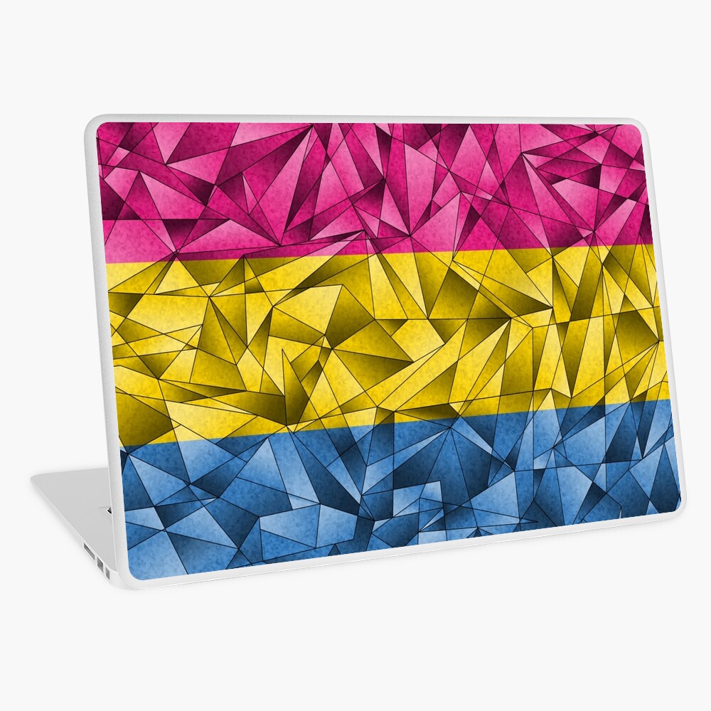 Abstract Pansexual Flag Laptop Skin