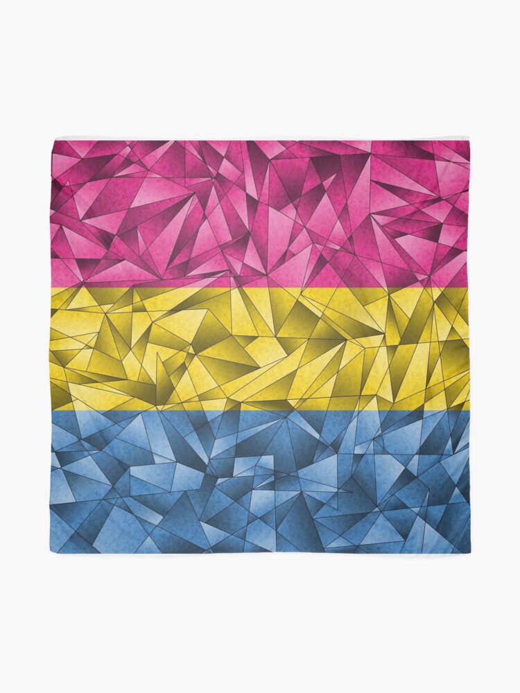 Alternate view of Abstract Pansexual Flag Scarf