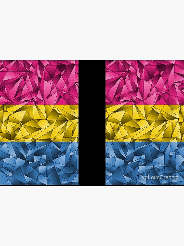 Abstract Pansexual Flag by LiveLoudGraphic