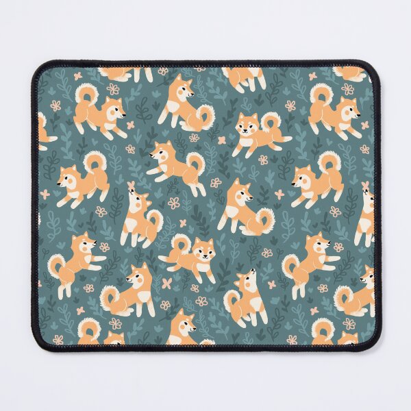 Item preview, Playful Shiba Inu Pattern designed and sold by DeKoro.